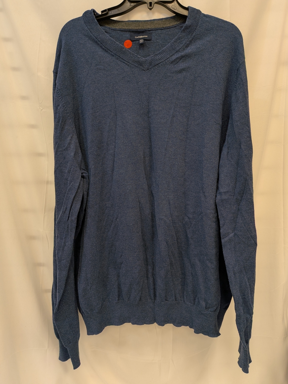 croft & barrow Men's V-Neck Sweater in Deep Blue